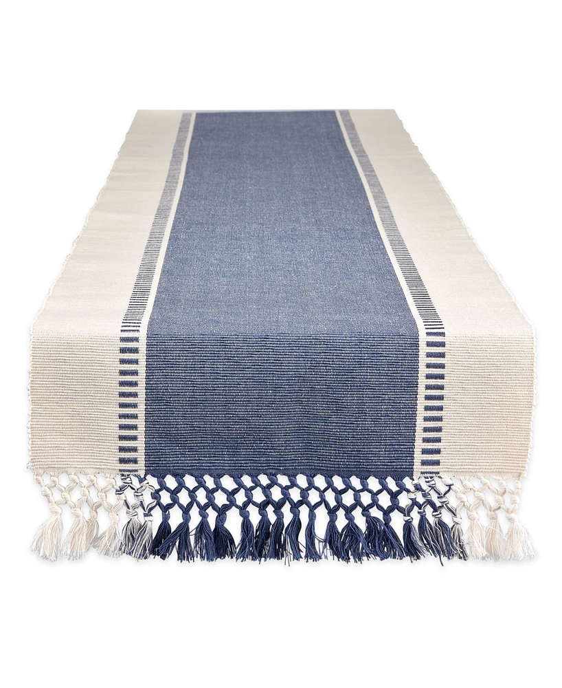 Design Imports Dobby Stripe Table Runner, 13" x 72"