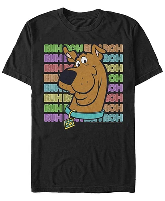 Men's Scooby Doo Stacked Roh Short Sleeve T-shirt