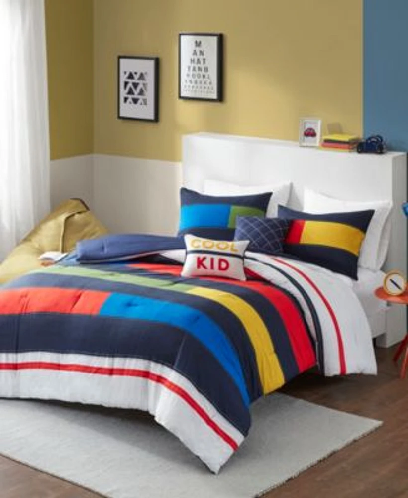 Intelligent Design Morris Stripe Comforter Sets