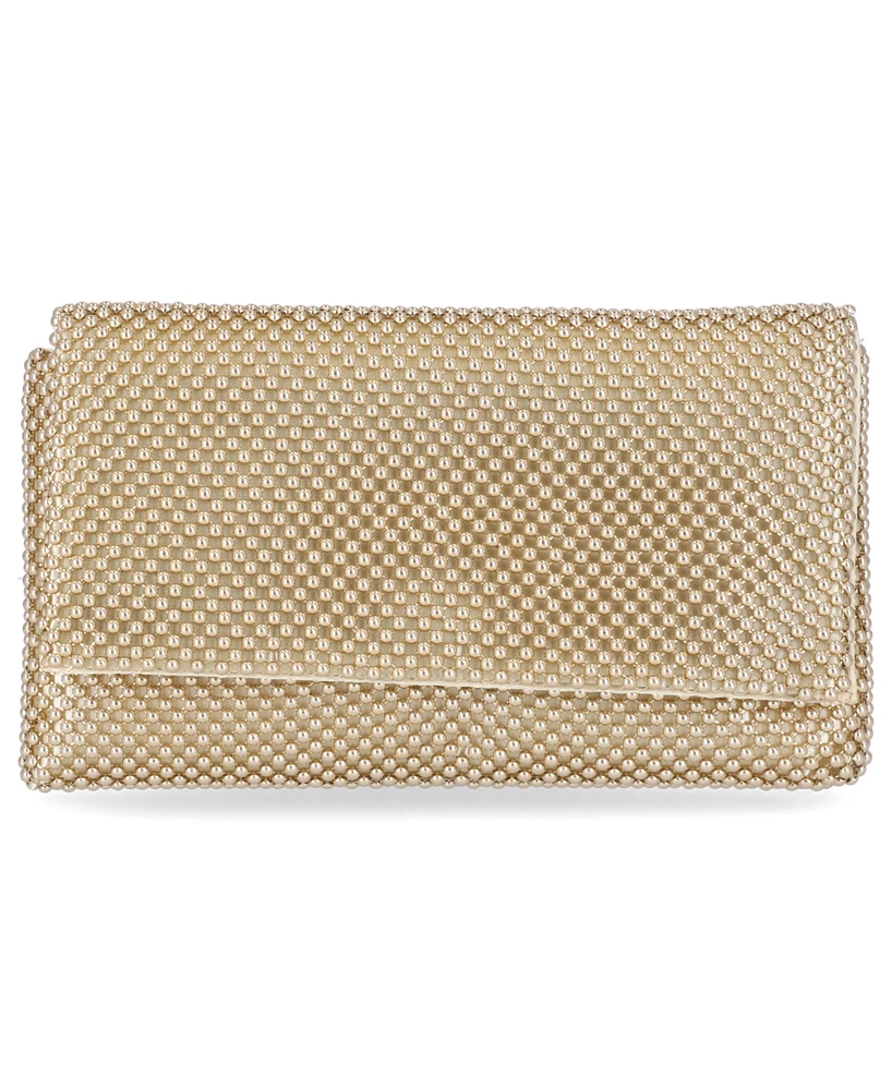I.n.c. International Concepts Prudence Shiny Mesh Clutch, Exclusively at Macy's