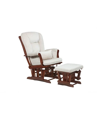 Afg Baby Furniture Alice Glider Chair and Ottoman with Pillow, Set of 3