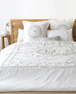 Levtex Harleson Medallion Embroidered 3-Pc. Comforter Set, King