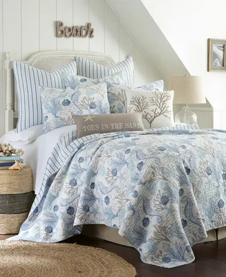 Levtex Galapagos Blue Coral Reef 3-Pc. Quilt Set, Full/Queen