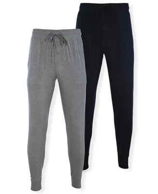 Hanes Men's Big and Tall Knit Joggers, Pack of 2