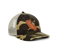Local Crowns California Woodland State Patch Curved Trucker Cap