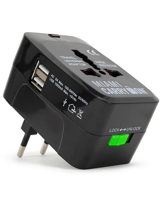 International Travel Adapter with Two Usb Ports