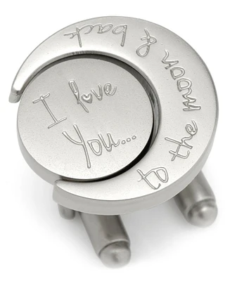 Ox & Bull Trading Co. Men's Love You to The Moon and Back Cufflinks