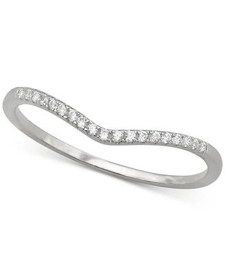 Giani Bernini Cubic Zirconia Pave V Ring, Created for Macy's