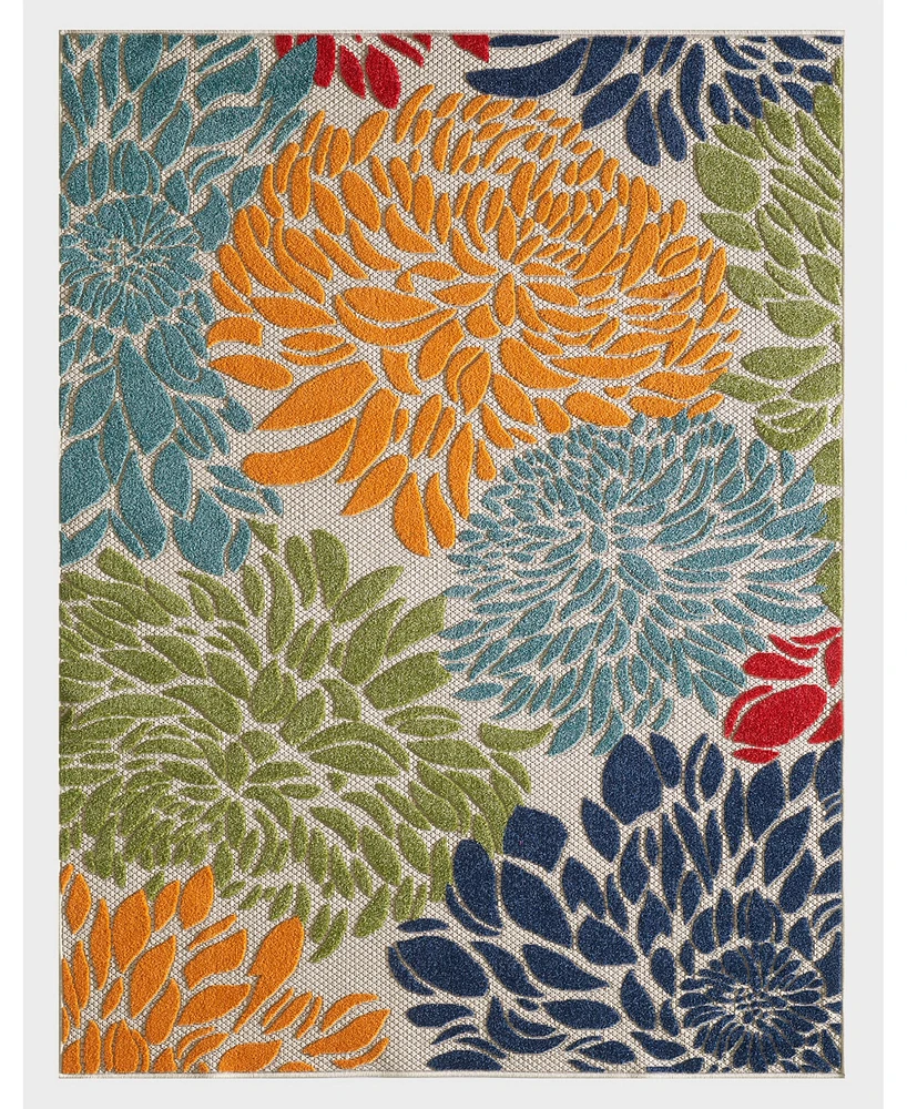 Closeout! Northern Weavers Britta Bri-10 5'3" x 7' Outdoor Area Rug