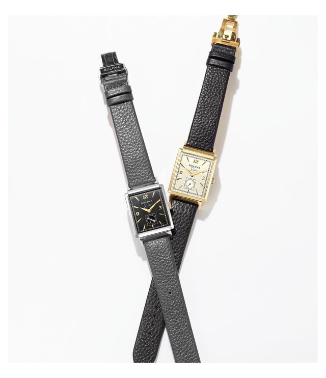 Bulova Men's Frank Sinatra My Way Gray Leather Strap Watch, 29.5 x 47mm