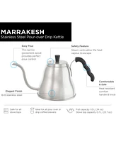Grosche Marrakesh Stainless Steel Gooseneck Pour Over Dripper Kettle , 34 fl oz Capacity