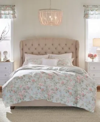 Laura Ashley Madelynn Cotton Reversible Duvet Cover Sets