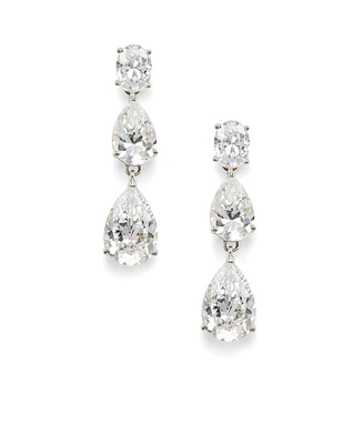 Eliot Danori Drop Cubic Zirconia Earing, Created for Macy's