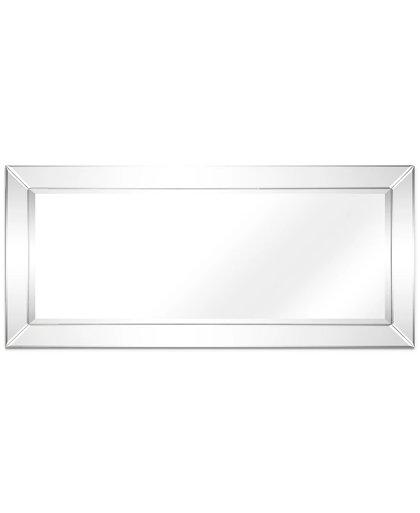 Empire Art Direct Solid Wood Frame Covered with Beveled Clear Mirror Panels - 24" x 54"