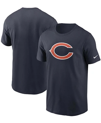 Men's Navy Chicago Bears Primary Logo T-shirt