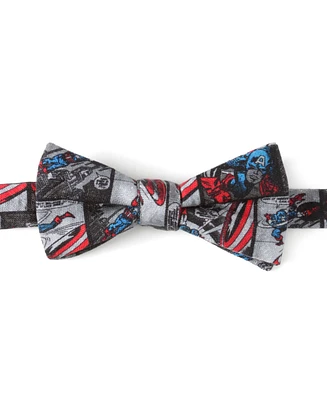 Marvel Men's Captain America Comic Bow Tie