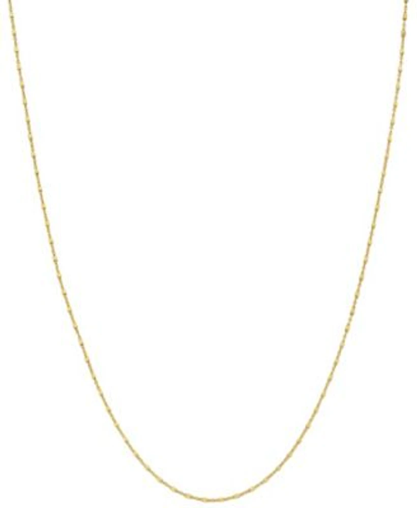 Giani Bernini Square Bead Fancy Link Chain Necklace Collection In Sterling Silver 18k Gold Plated Sterling Silver Created For Macys
