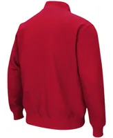 Men's Red Houston Cougars Tortugas Logo Quarter-Zip Pullover Jacket