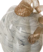 Glitzhome Marble Pumpkin, Set of 2