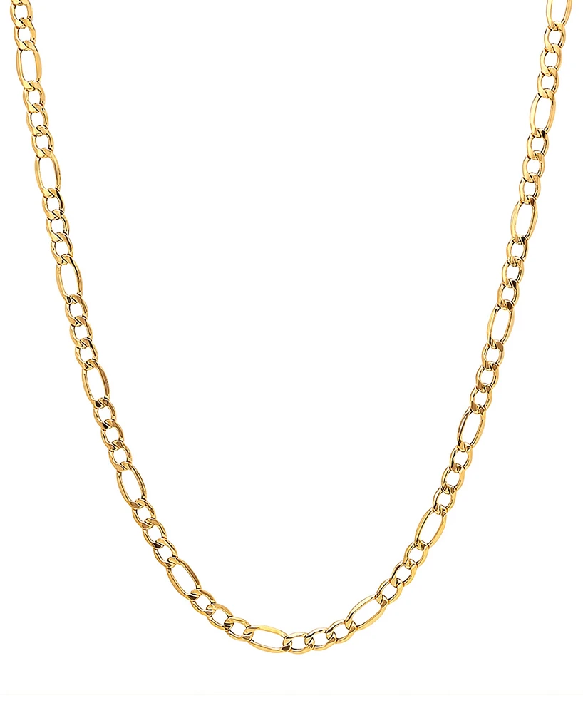 Lightweight 20" Figaro Link (5-3/4mm) Chain Necklace in 14k Gold