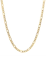 Lightweight 20" Figaro Link (5-3/4mm) Chain Necklace in 14k Gold