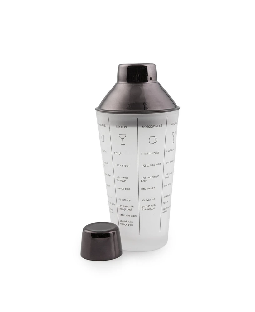 Thirstystone by Cambridge 15 Oz Recipe Shaker Mixology Set, 4 Pieces