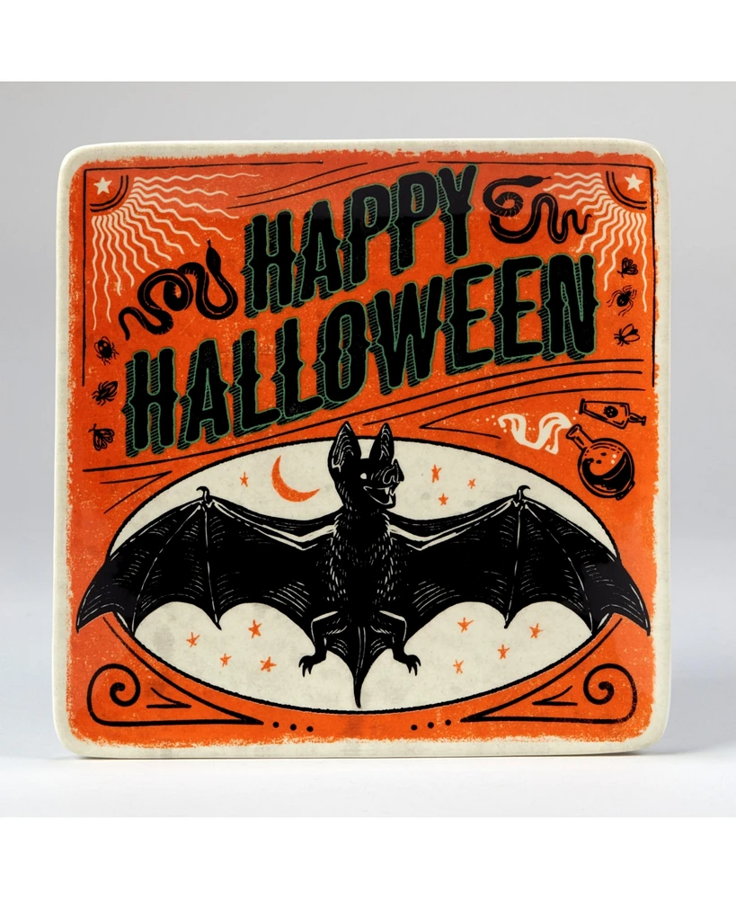 Certified International Scaredy Cat Dessert Plate, Set of 4