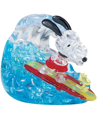 BePuzzled 3D Crystal Puzzle - Peanuts Snoopy Surf