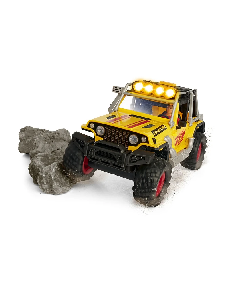 Dickie Toys Hk Ltd - Light Sound Jeep Adventure Playset