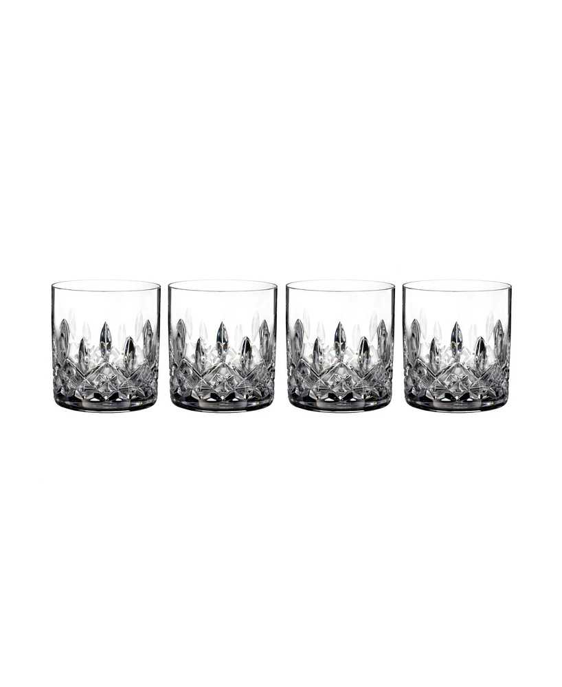 Waterford Connoisseur Lismore Straight Sided Tumbler 6oz, Set of 4