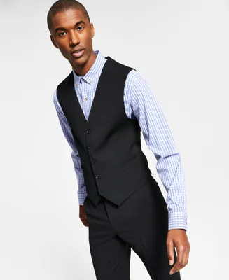 Tommy Hilfiger Men's Modern-Fit Wool Th-Flex Stretch Suit Separates Vest