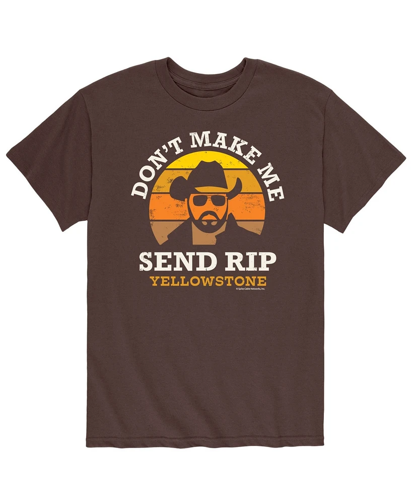 Men's Yellowstone Don't Make Me Send Rip T-shirt