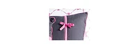 Vcny Home Sophie Polka Dot Bed in a Bag 8 Piece Comforter Set, Twin