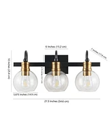 Jonathan Y Marais -Light Rustic Vintage-Inspired Led Vanity Light