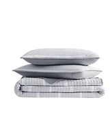 Brooklyn Loom Niari Yarn Dye Stripe 3 Piece Quilt Set