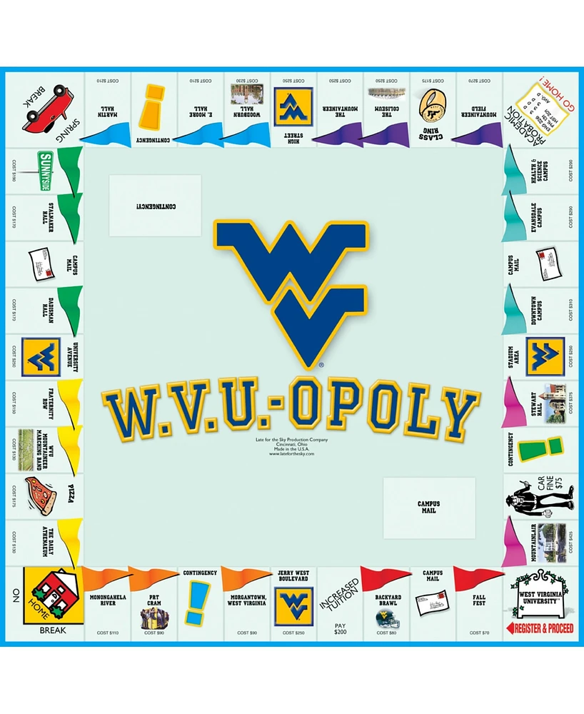 Wvu-Opoly Board Game