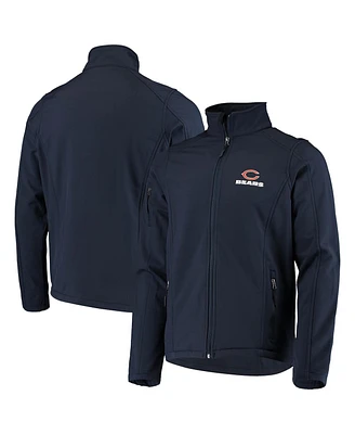 Men's Dunbrooke Navy Chicago Bears Sonoma Softshell Full-Zip Jacket