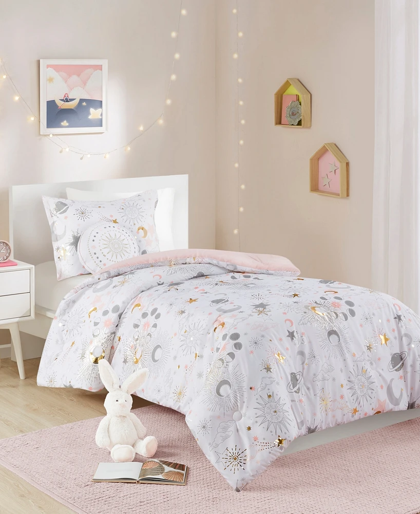 Intelligent Design Celia Starry Sky Metallic -Pc. Comforter Set