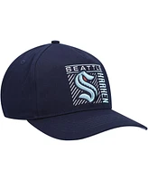 Men's '47 Deep Sea Blue Seattle Kraken Reflex Hitch Snapback Hat