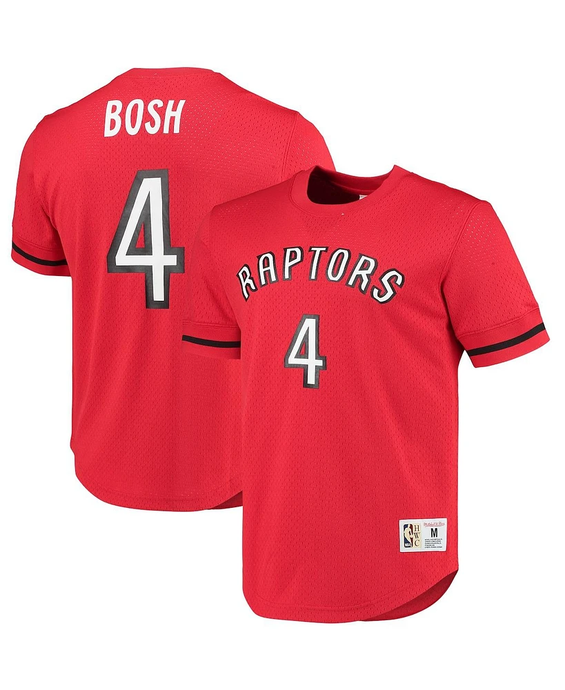Men's Mitchell & Ness Chris Bosh Toronto Raptors 2003 Mesh Name and Number T-shirt