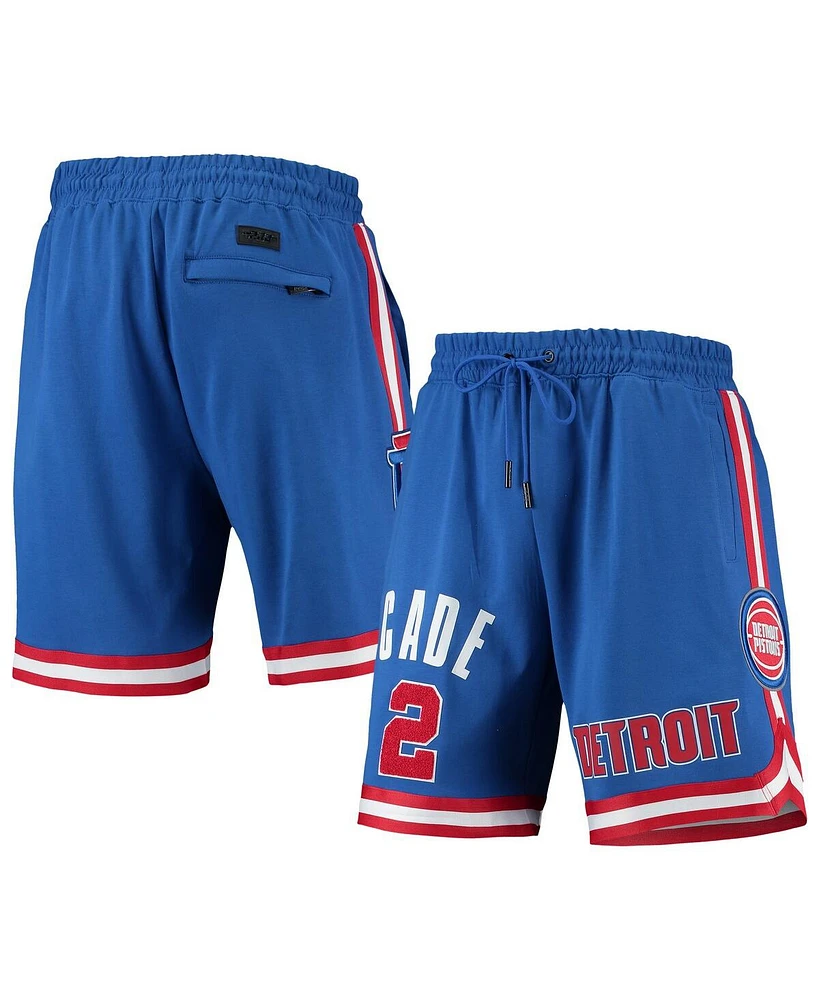 Men's Pro Standard Cade Cunningham Blue Detroit Pistons Player Replica Shorts