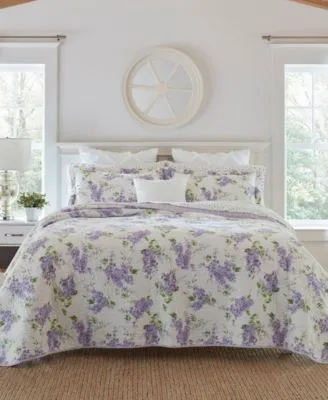 Laura Ashley Keighley Cotton Reversible Quilt Sets
