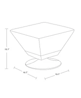 Diamond Swivel Ottoman