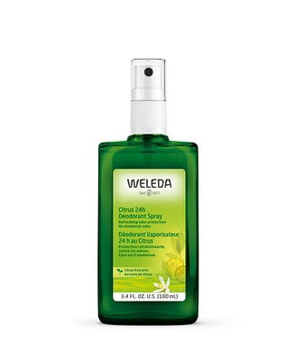 Weleda Citrus 24 Hours Deodorant Spray, 3.4 oz