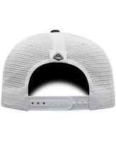 Men's Top of the World Black, White Purdue Boilermakers Trucker Snapback Hat
