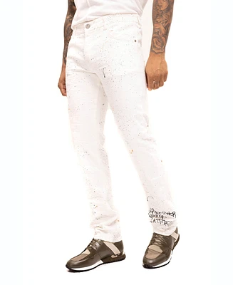 Ron Tomson Men's Modern Downer Denim Jeans