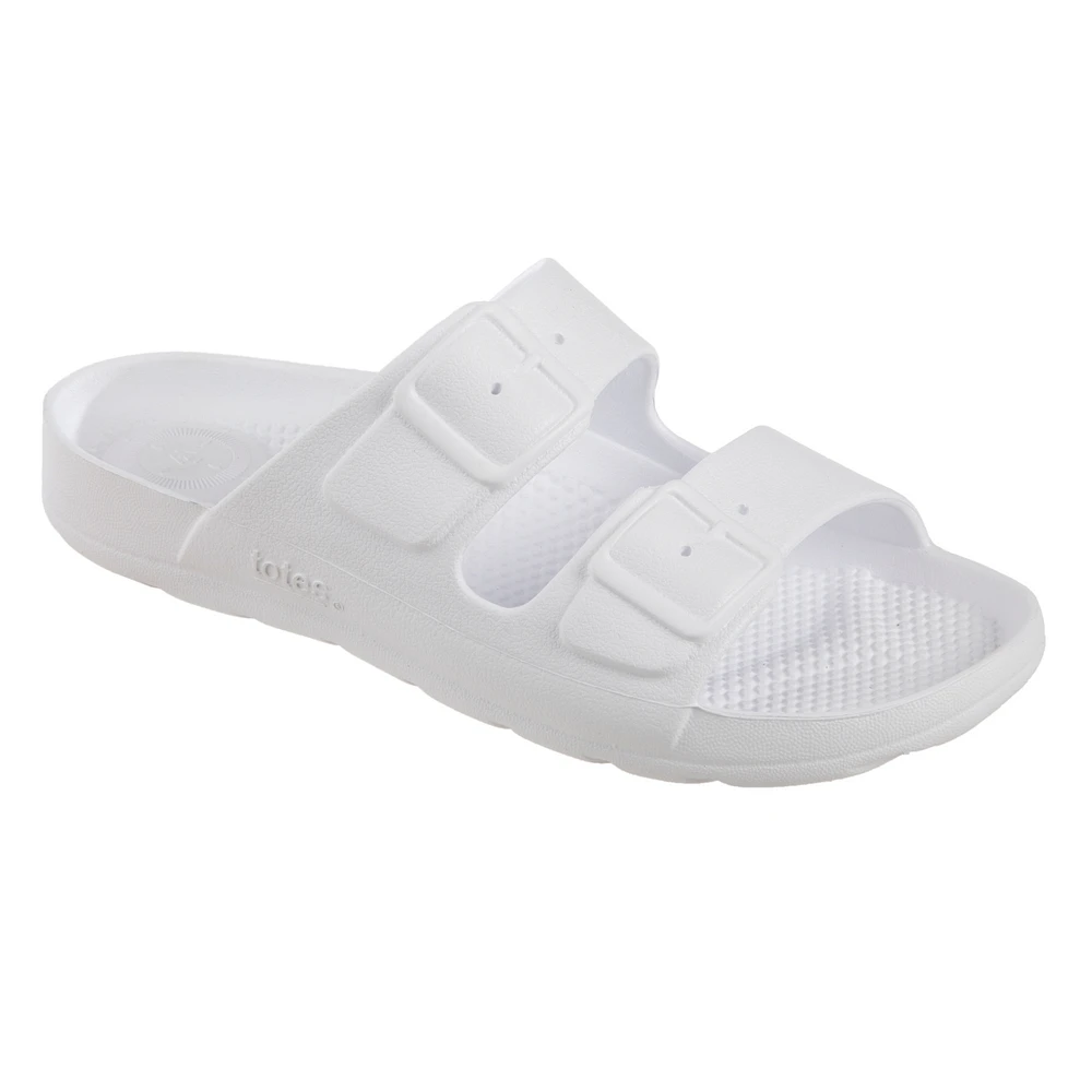 Totes Women's Everywear Double Buckle Slides