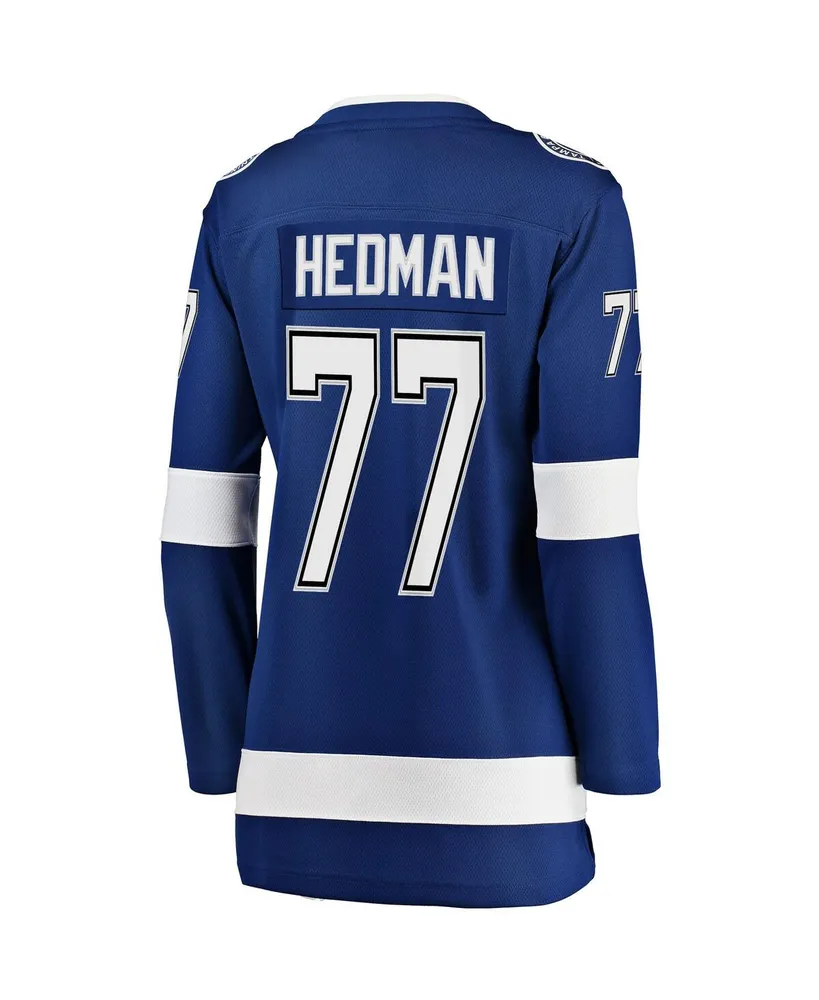 Women's Fanatics Victor Hedman Blue Tampa Bay Lightning Premier Breakaway Player Jersey