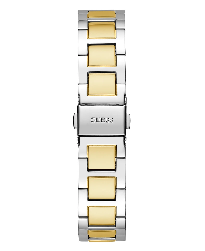 Guess Women's Two Tone Stainless Steel Bracelet Watch, 34mm