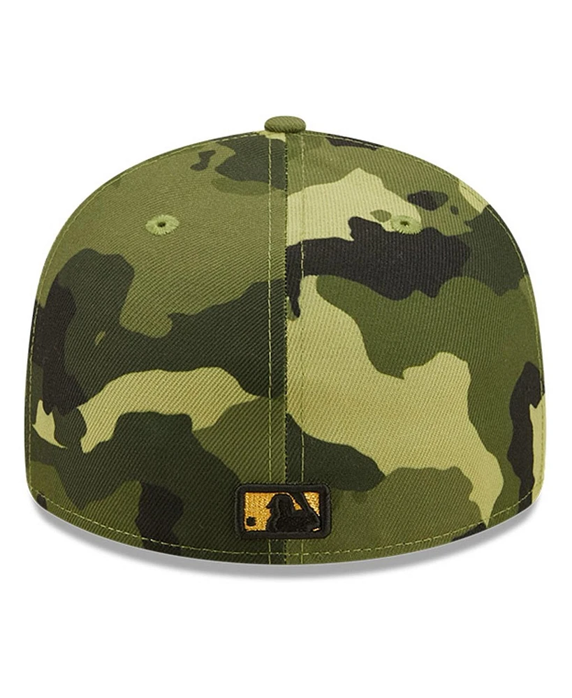 Men's New Era Camo Chicago White Sox 2022 Armed Forces Day On-Field Low Profile 59FIFTY Hat
